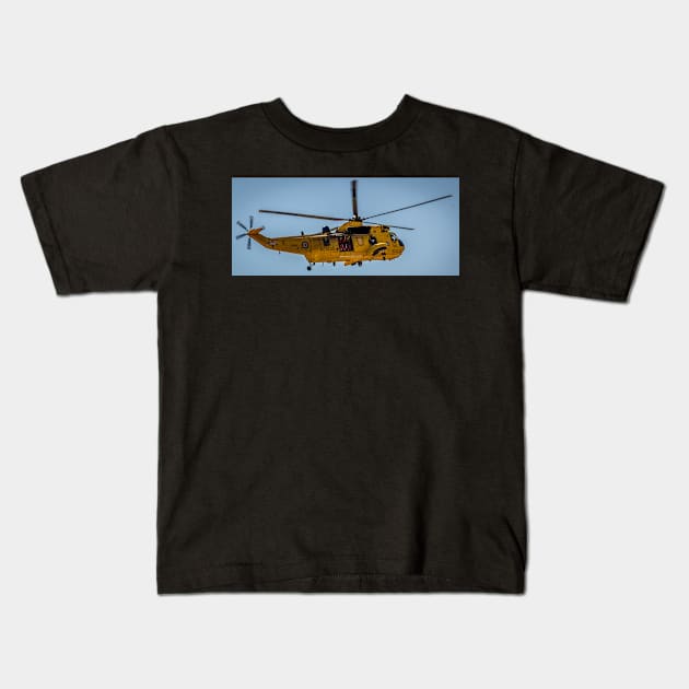 RAF Rescue Helicopter - Summer 2013 Kids T-Shirt by SimplyMrHill